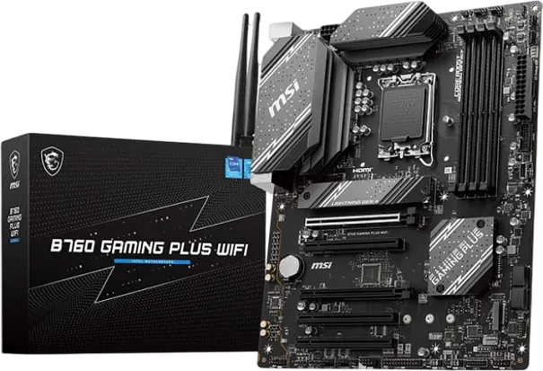Материнська плата MSI B760 Gaming Plus WiFi DDR4 LGA 1700 (B760 GAMING PLUS WIFI DDR4)