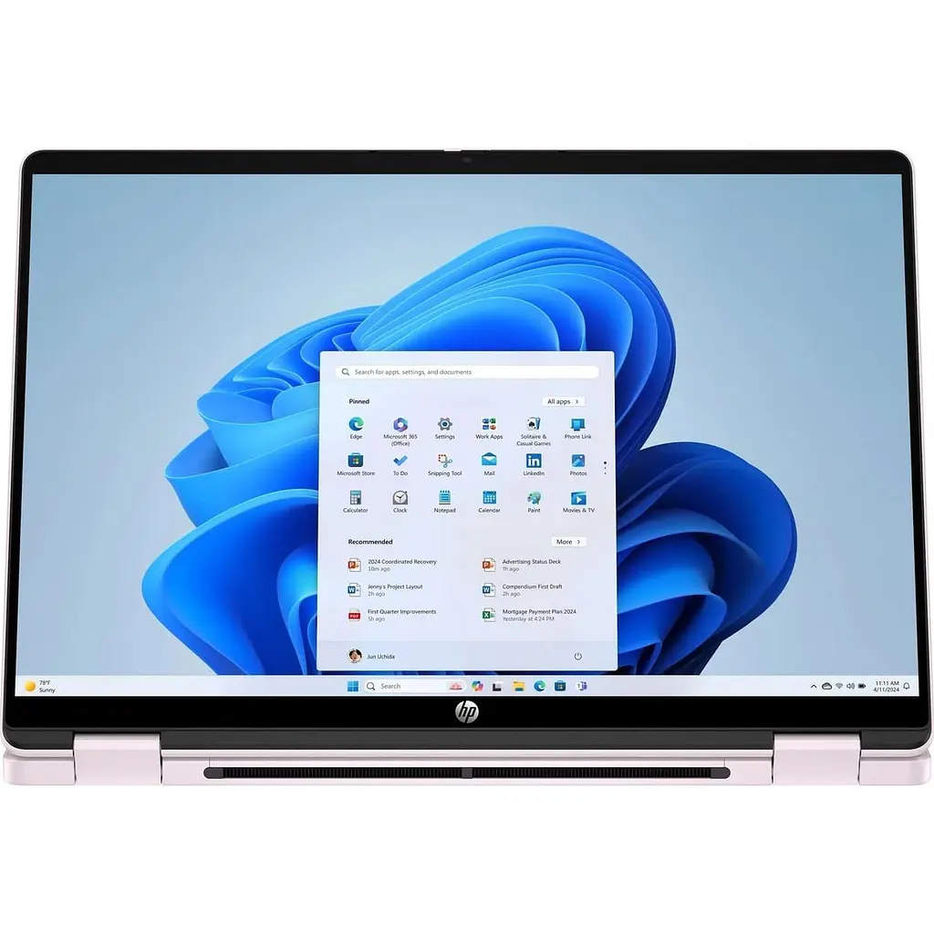Ноутбук HP 14 OmniBook 5 Flip x360 2K IPS Touch/i5-120U/16GB/512 SSD/UMA/DOS/Pink (BV5T6EA) - фото 4