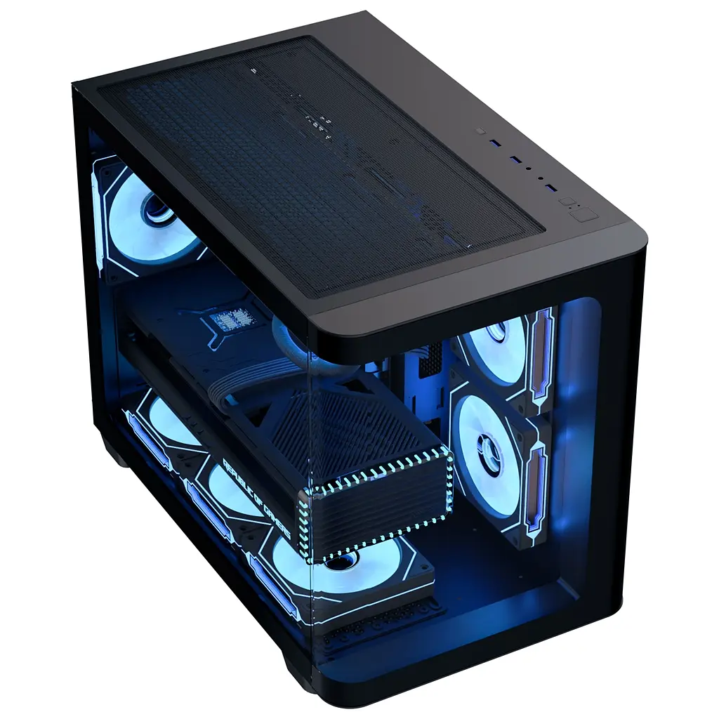 Корпус AeroCool P300C-G-BK-v1 (ACCS-PN02033.11) Black без БЖ - фото 3