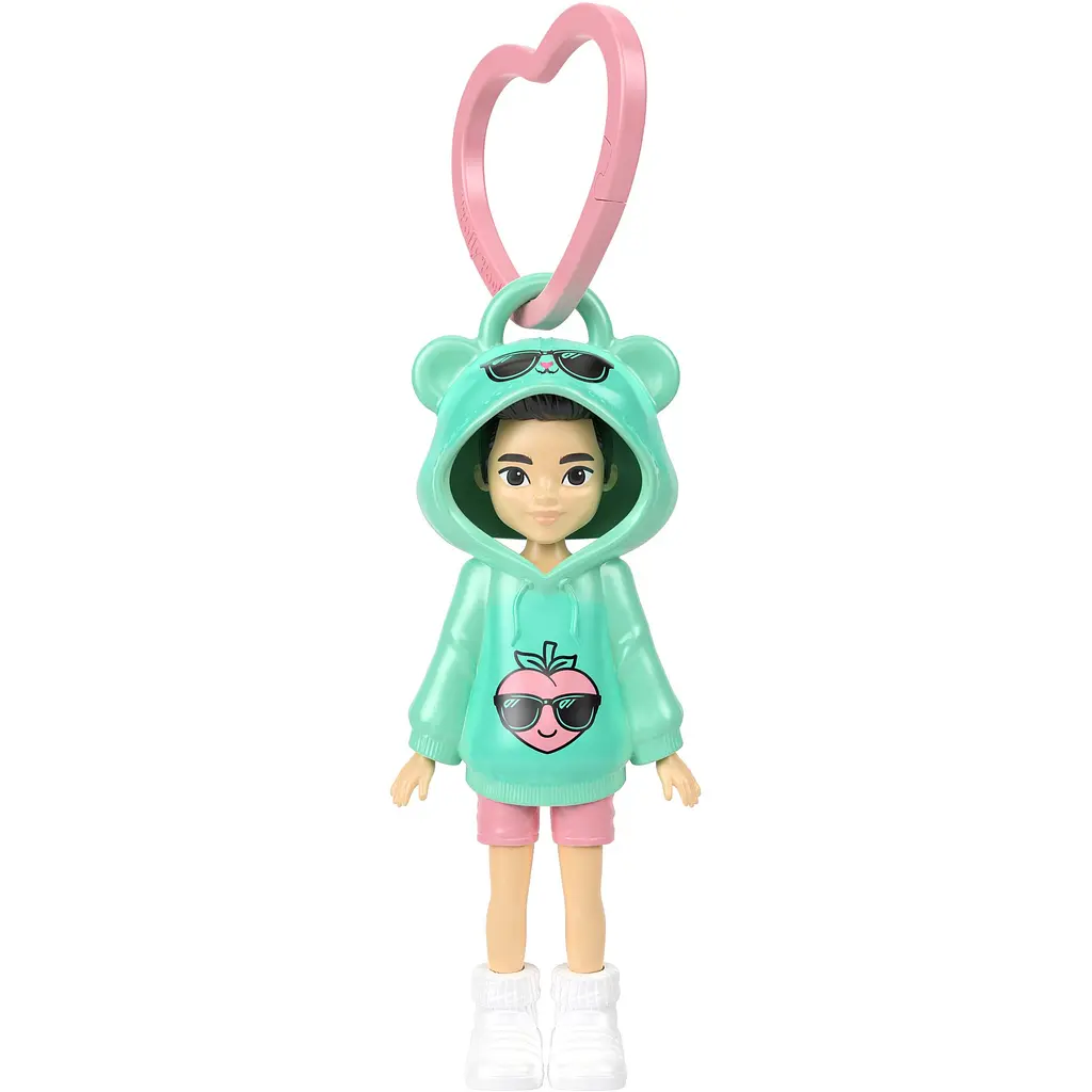 Мінілялька-брелок Polly Pocket у худі в асортименті (JMN38) - фото 2