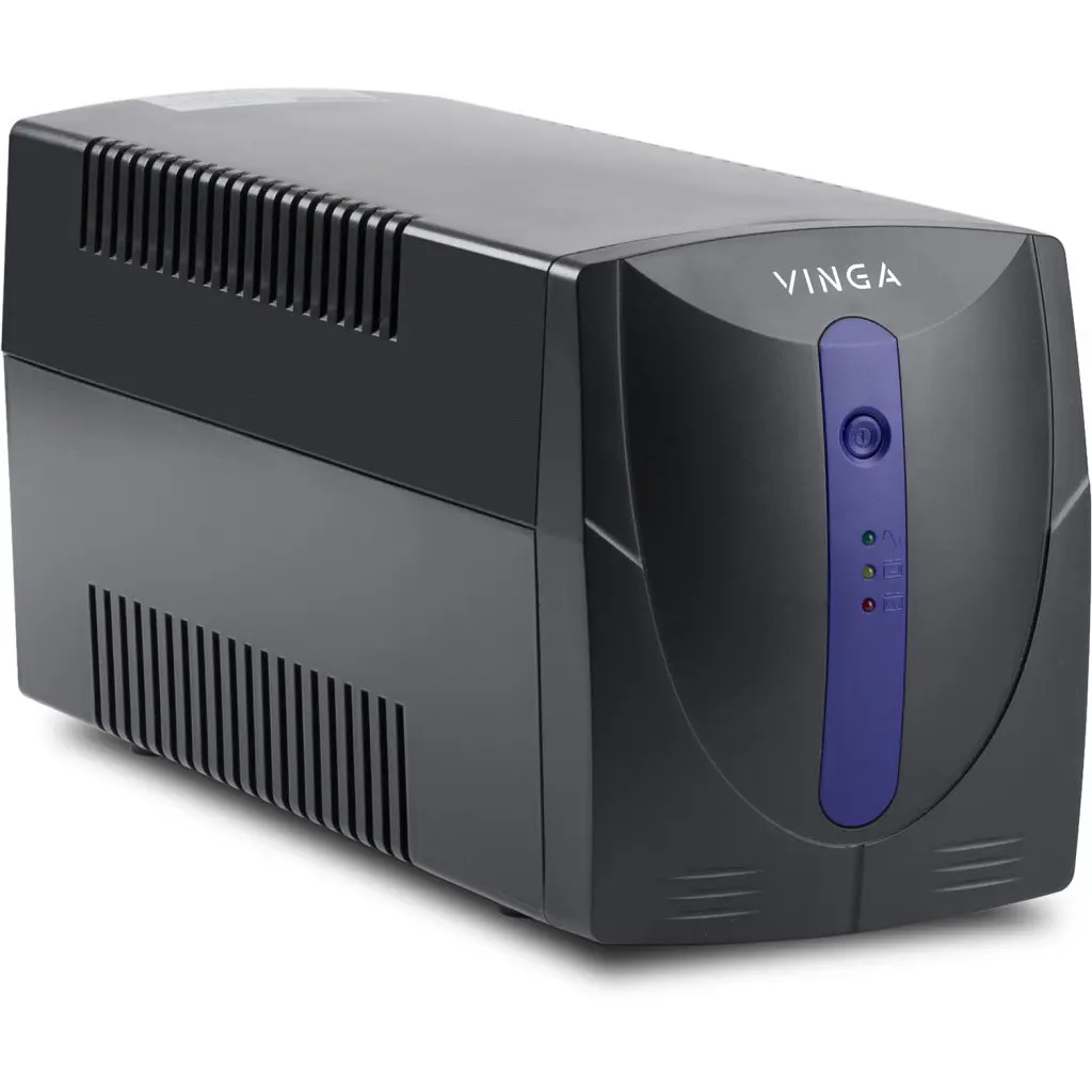 Пристрій безперебійного живлення Vinga LED 1200VA plastic case with USB (VPE-1200PU) - фото 2
