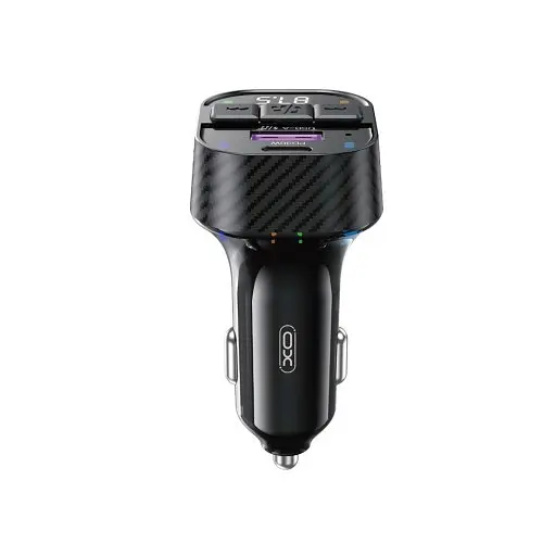 ФМ-модулятор XO BCC17 Smart Bluetooth MP3 A+C Dual Port PD30W Чорний - фото 3