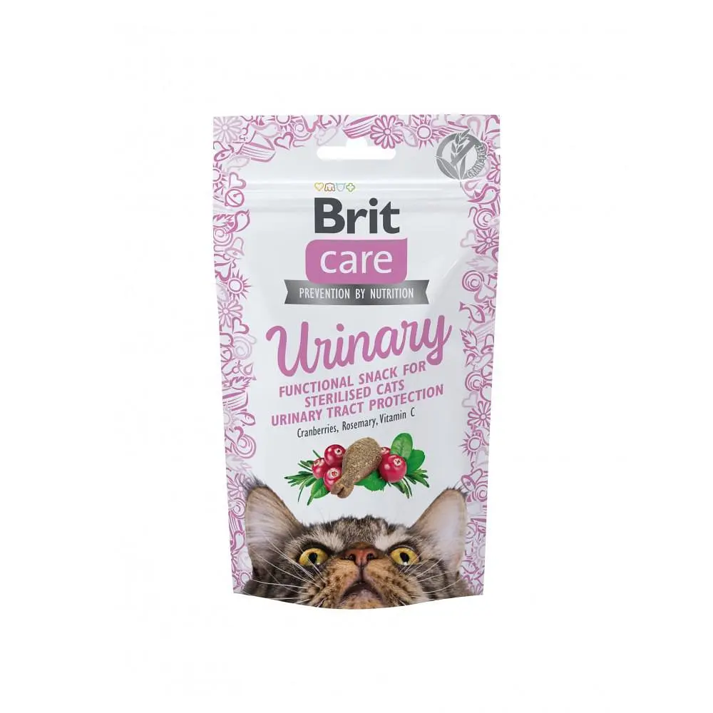Функціональні ласощі для котів Brit Care Cat Snack Urinary з індичкою 50 г (111900)