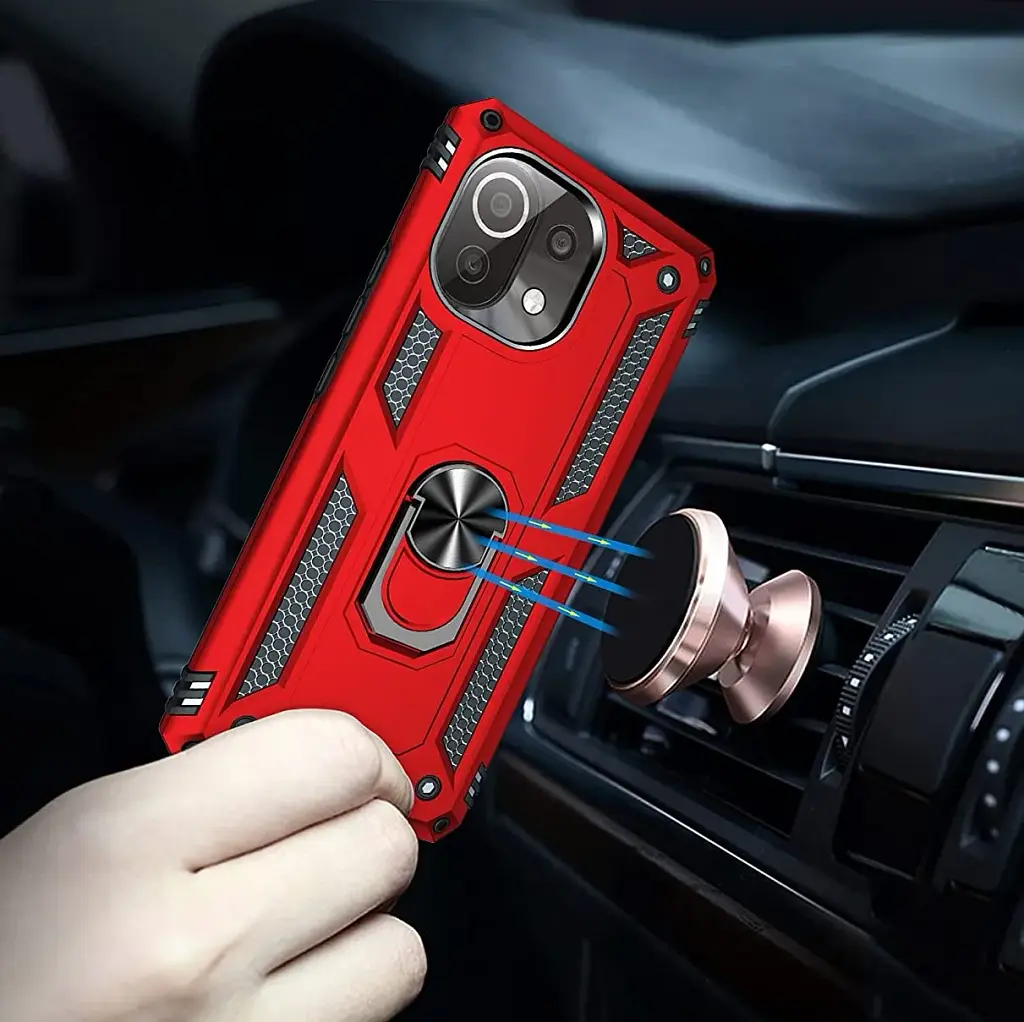 Панель BeCover Military для Xiaomi Mi 11 Lite / Mi 11 Lite 5G / 11 Lite 5G NE Red (706644) - фото 3