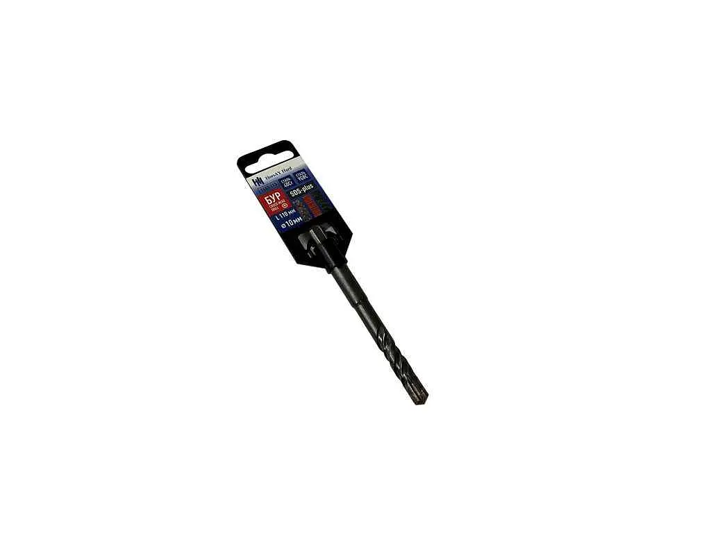 Бур для бетону HorsAY Hard L=110мм d=10мм SDS-plus 4 ріжучі кромки