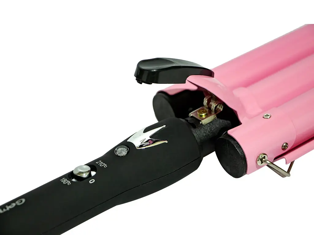 Потрійна плойка для волосся Gemei GM 1956, 65 Вт - фото 4