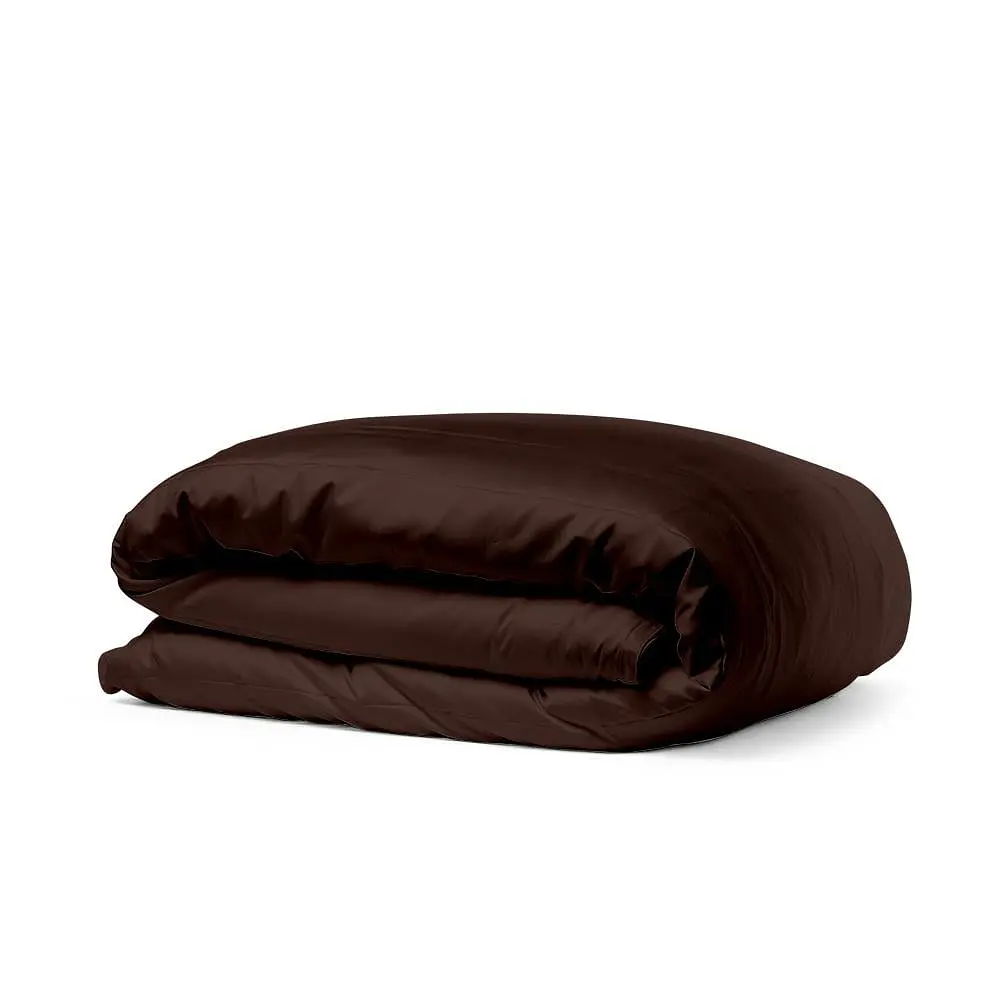 Комплект постільної білизни Cosas євро сатин CHOCOLATE CS3 200 x 220 см (Сатин_Шоколад_ПудраП_200) - фото 4