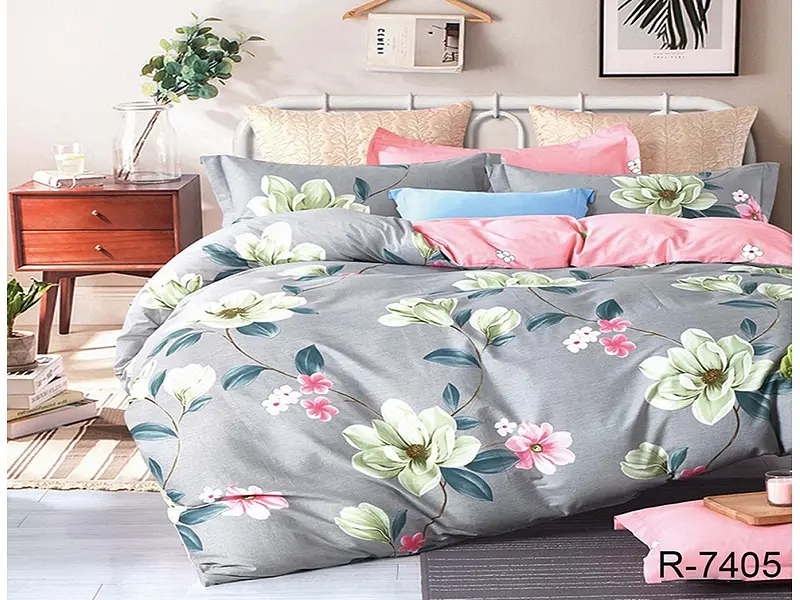 Комплект постільної білизни з компаньйоном (R7405) 1,5-спальний TAG tekstil pbe0040869 - фото 2