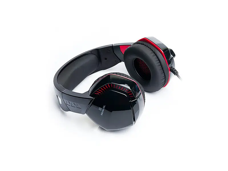 Навушники REAL-EL GDX-7800 Black/Red - фото 3