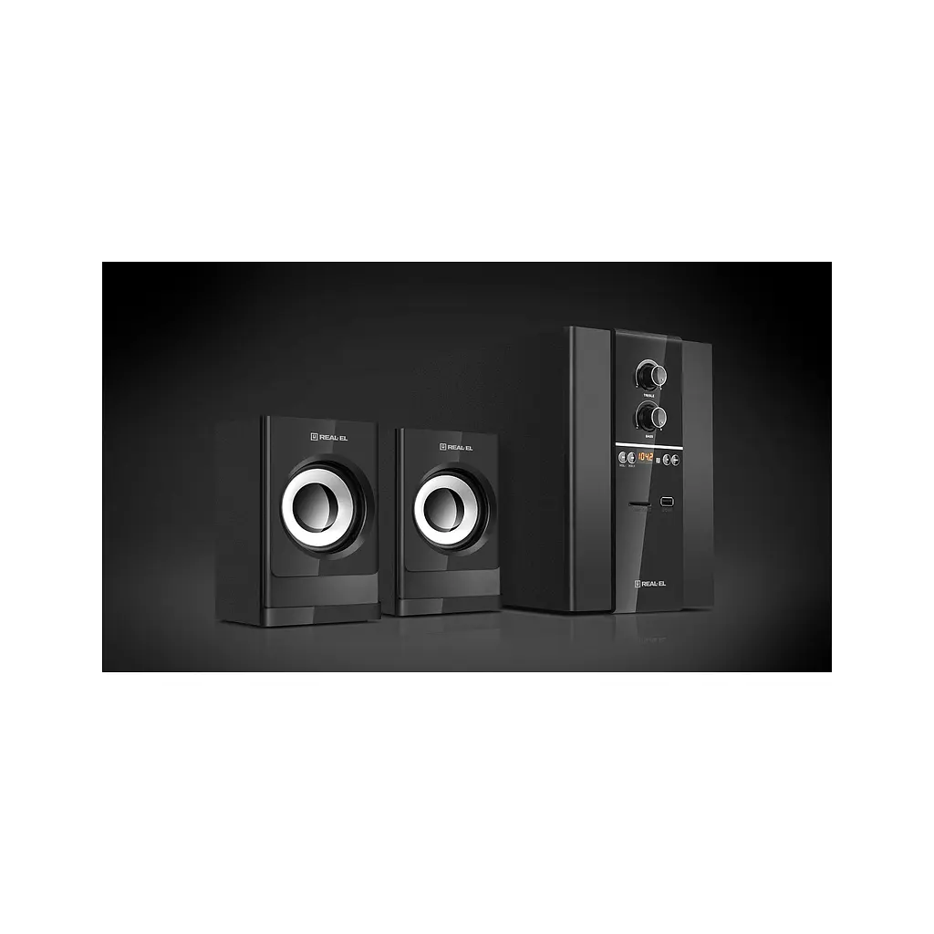 Акустична система REAL-EL M-355 Black (EL121300015) - фото 8