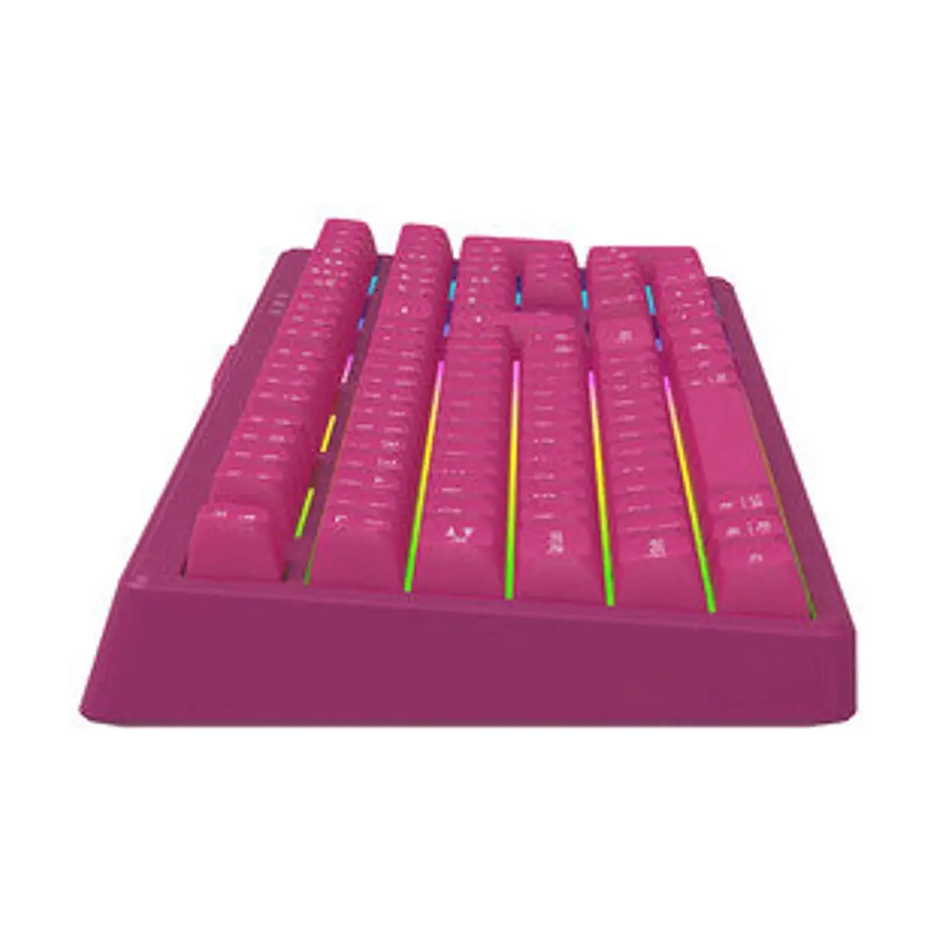 Клавіатура Canyon Fortnax Bluetooth/Wireless/USB UA Pink (CND-SKBW2) - фото 6