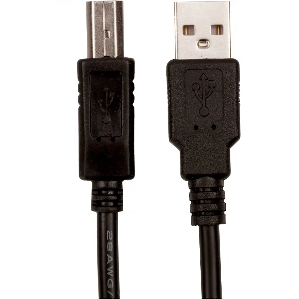 Кабель для принтера USB 2.0 AM/BM 1.5m black ProfCable (ProfCable12-150) - фото 2