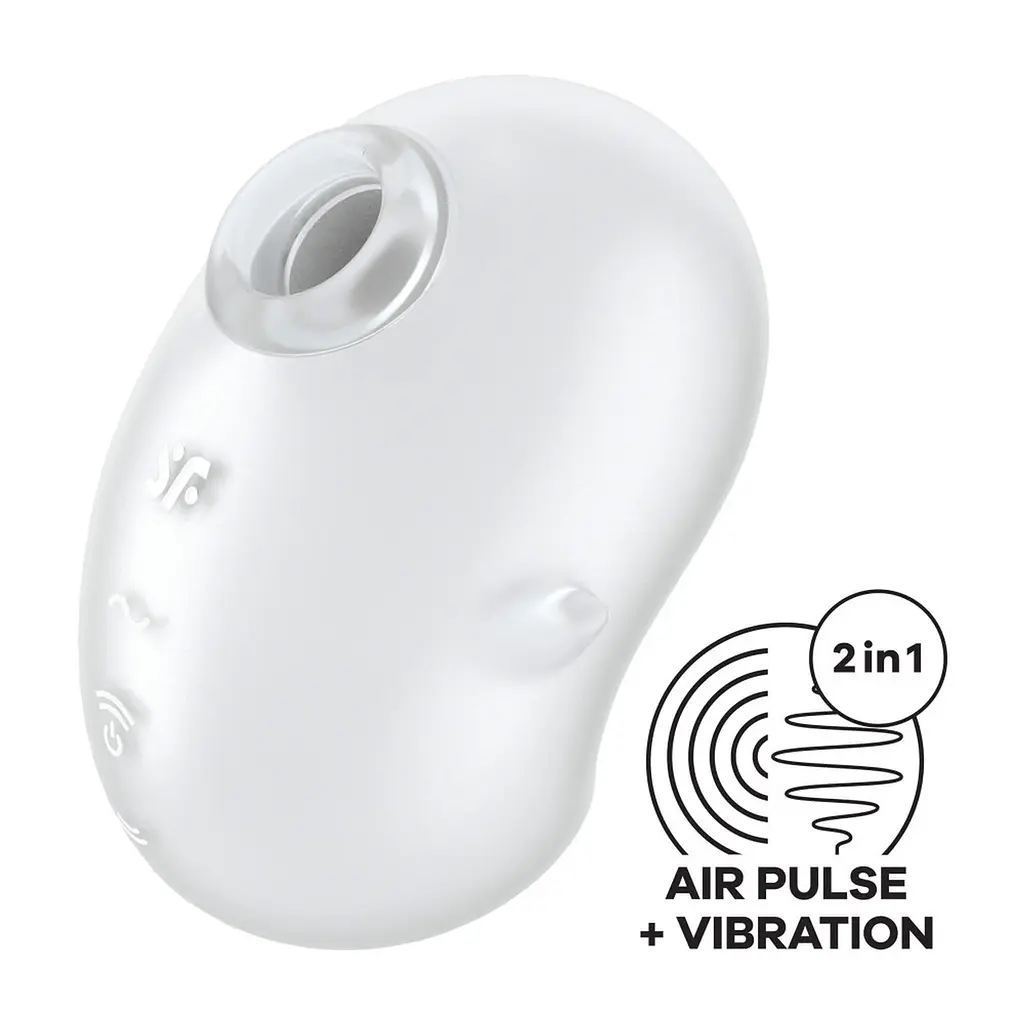 Вакуумний стимулятор Satisfyer Cutie Ghost White - фото 8