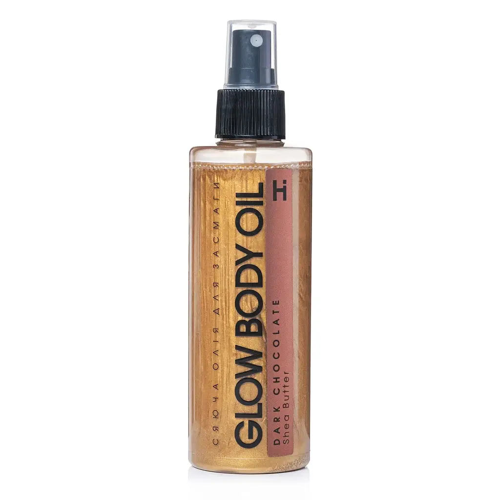 Сияющее масло для загара Hillary Dark Chocolate Glow Body Oil 200 мл - фото 2