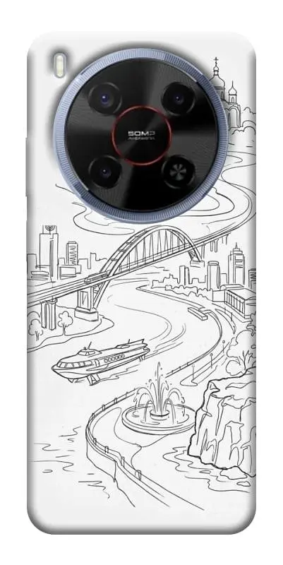 TPU чохол Demsky Dnipro spirit для ZTE Nubia V70 Max