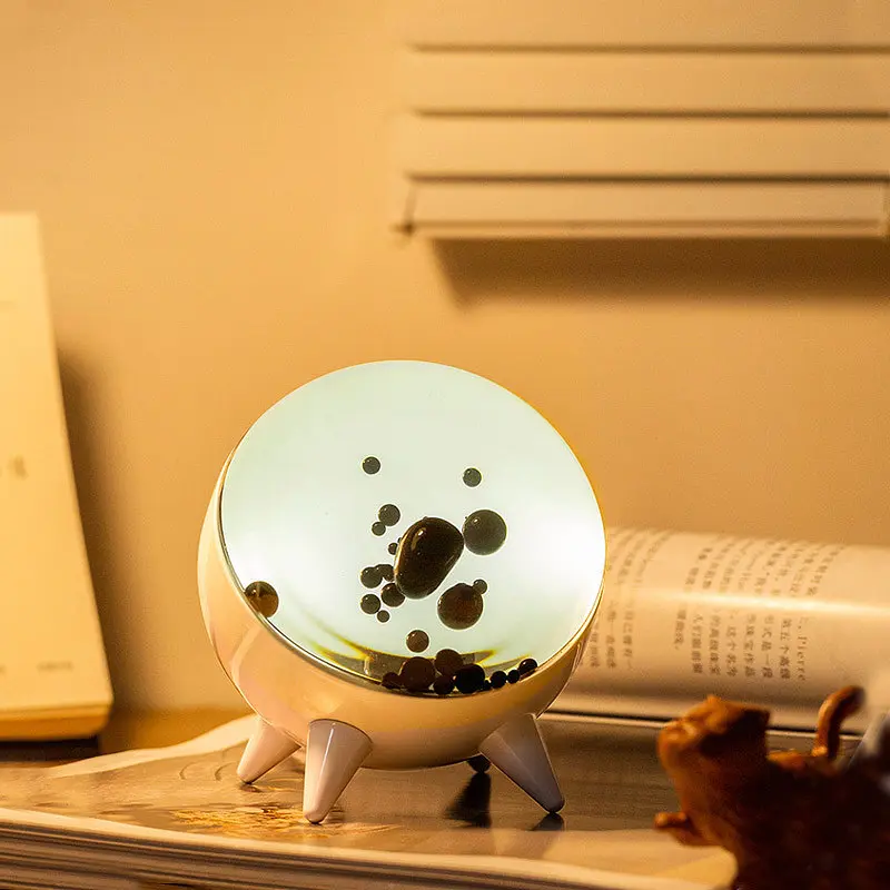 Музична ритмічна декоративна лампа CLT-002 з ферорідиною White - фото 7