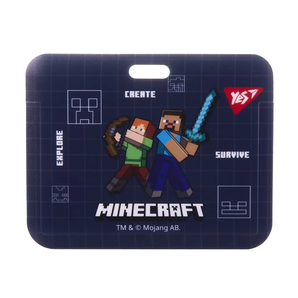 Бейдж на стрічці Yes Minecraft горизонтальний слайдер (940392) - фото 3