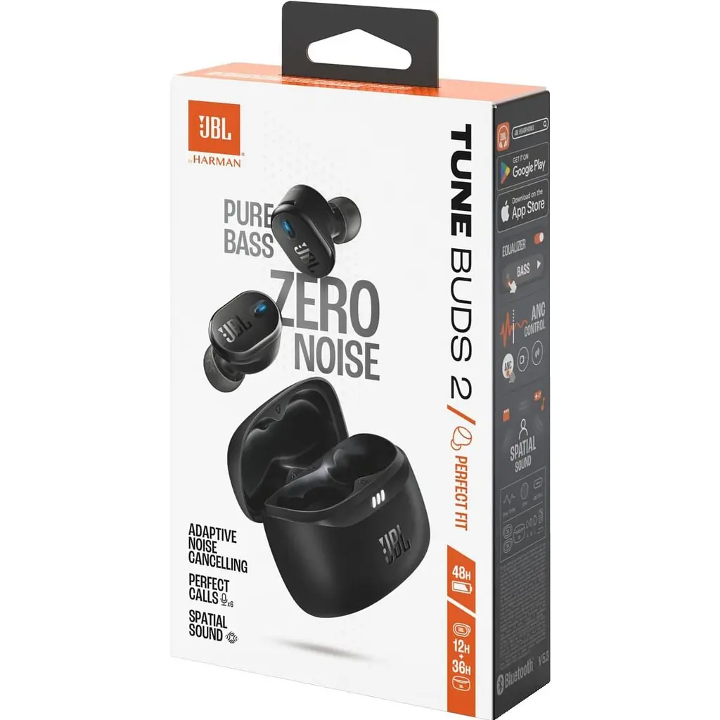Навушники JBL TWS Tune Buds 2 Black (JBLTBUDS2BLK) - фото 10