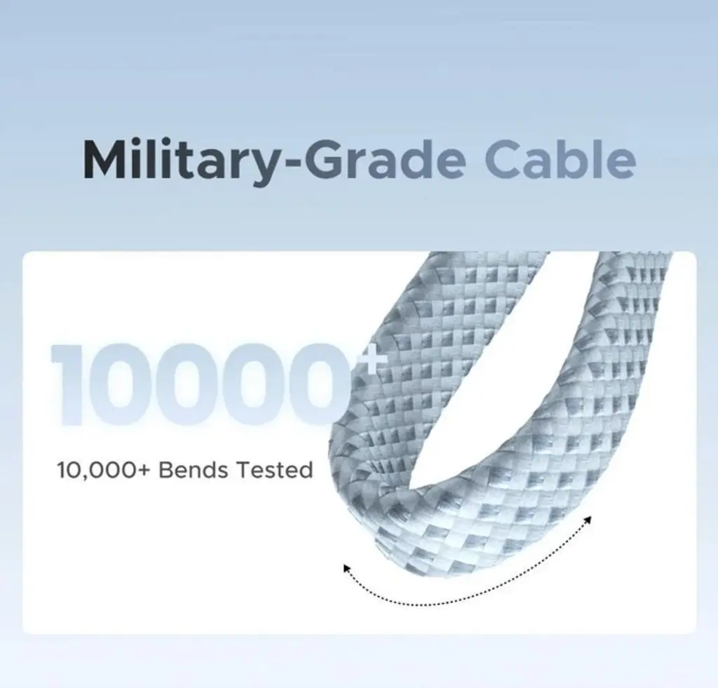 Магнітний павербанк Ugreen PB594 з бездротовою MagSafe зарядкою блакитний 30W 10000 мАч - фото 5