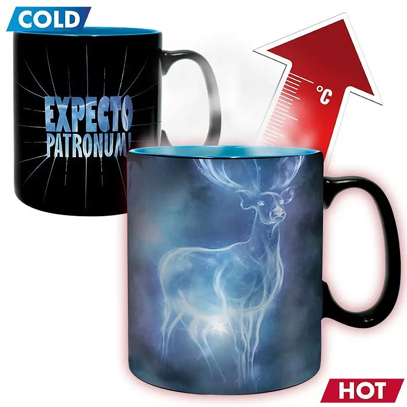 Чашка хамелеон AbyStyle Harry Potter Patronus 460 мл - фото 2