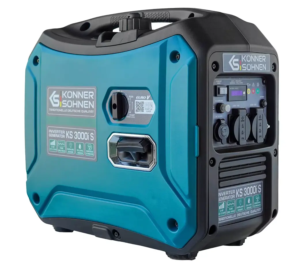 Генератор бензиновий інверторний Konner&Sohnen KS 3000i S 230В, 3-3.3кВт, ручний стартер, 23кг