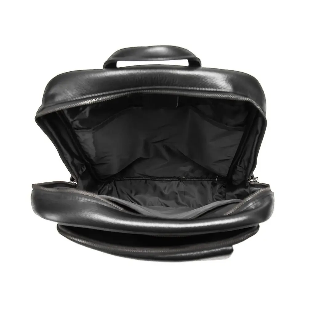 Шкіряний чорний рюкзак Tiding Bag A25F-8528-3A - фото 8