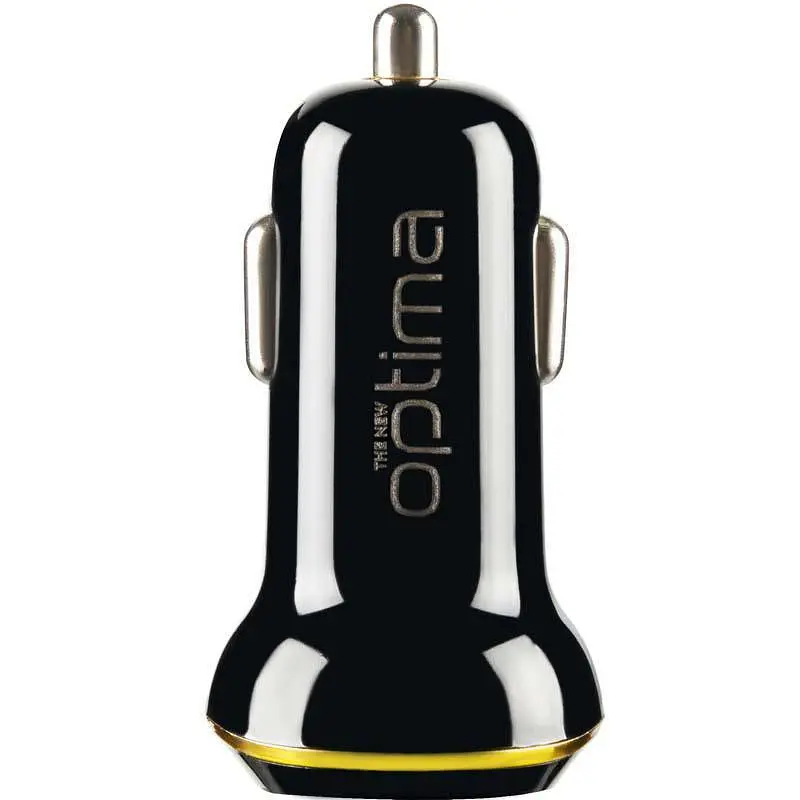 Самое дешевое автомобильное зарядное Optima Voyager OP-CC02 2 USB 2.4A - фото 3