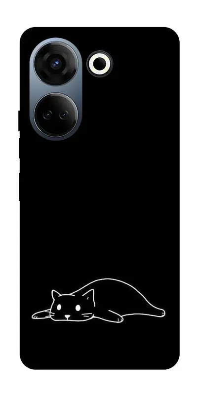 TPU чохол Demsky Lazy cat для TECNO Camon 20 Pro (CK7n)