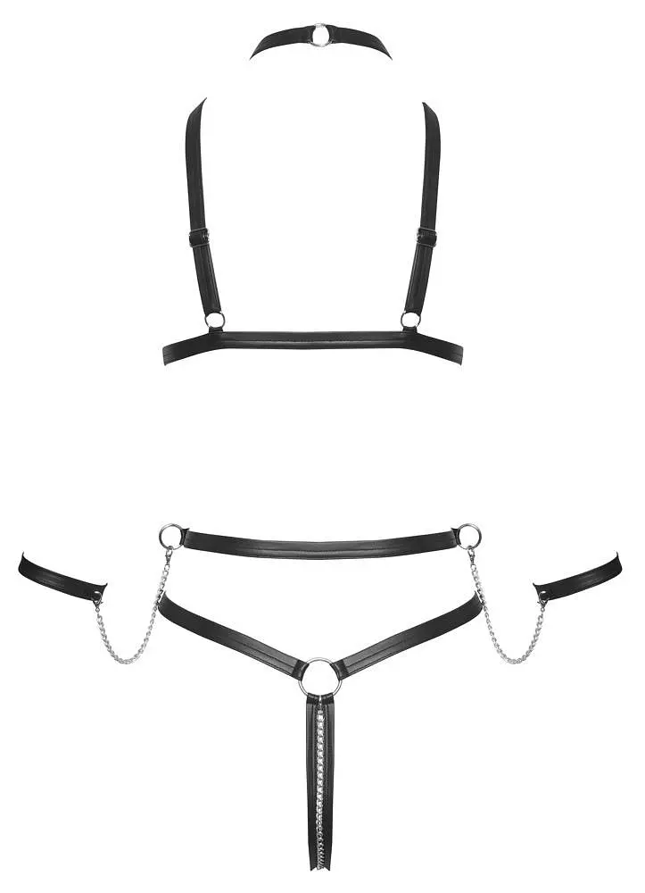 Боді Bad Kitty Strap S (чорний) - фото 10