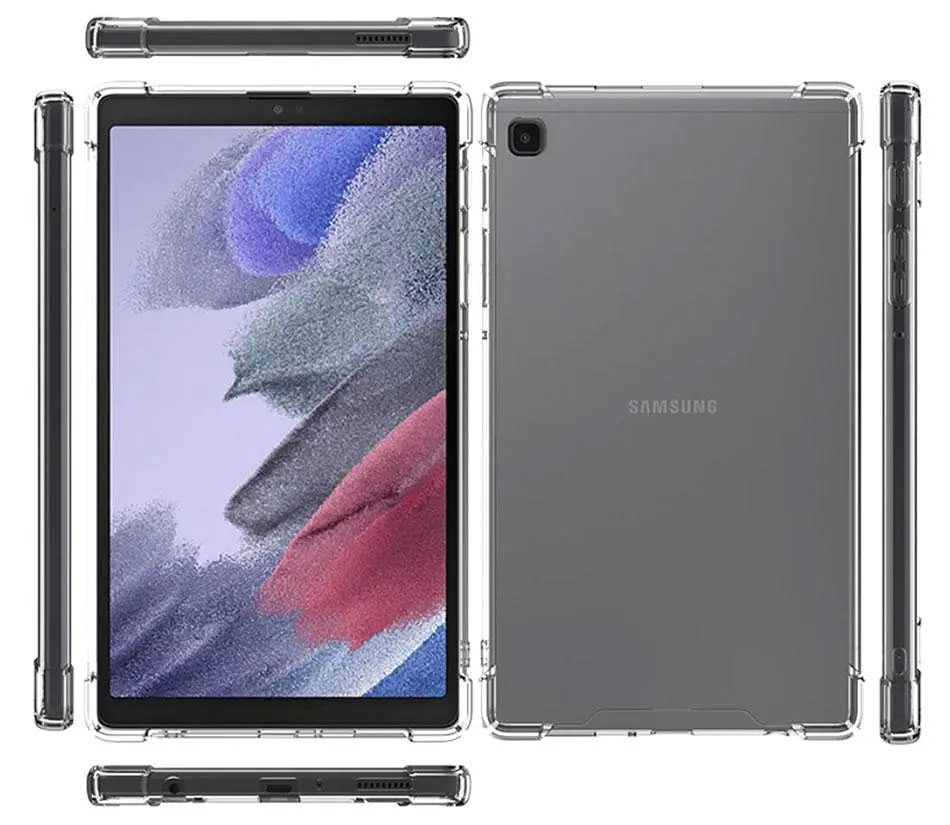Силиконовый чехол бампер Primolux Silicone для планшета Samsung Galaxy Tab A7 Lite 8.7" 2021 Clear - фото 5