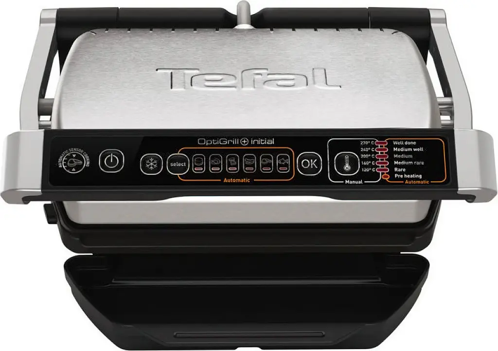 Гриль притискний OptiGrill+ Initial 2000Вт, метал Tefal teh0026240 - фото 2