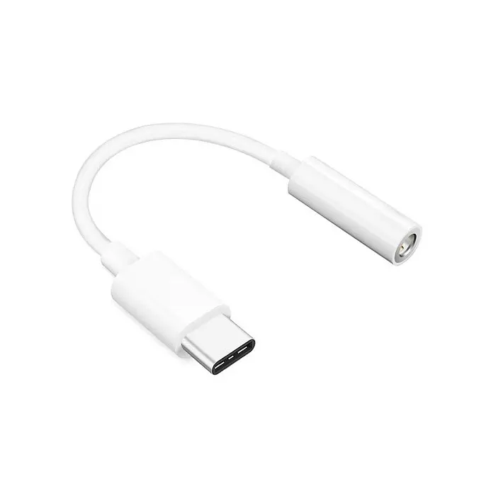 Перехідник Xiaomi Type-C – 3.5mm- білий