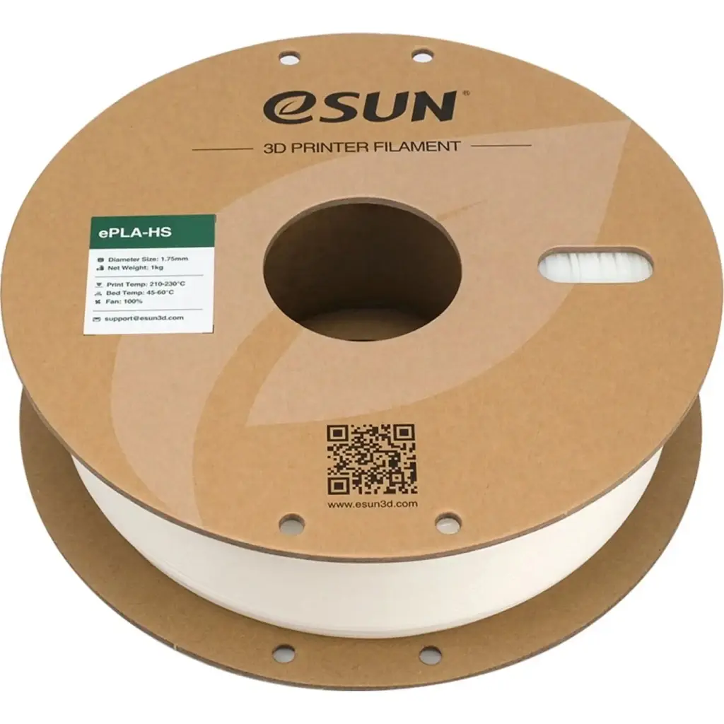 Пластик для 3D-принтера eSUN ePLA+HS, 1,75мм, 1кг, white (EPLA+HS-P175W1) - фото 3