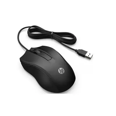 Комп'ютерна мишка HP 100 USB Black (6VY96AA) - фото 2