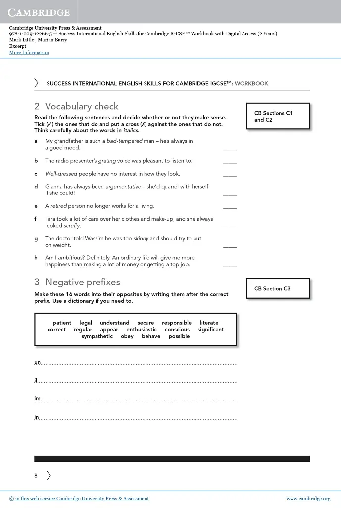 Success International English Skills for Cambridge IGCSE Workbook with Digital Access (2 Years) - фото 9