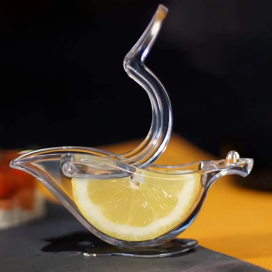 Соковижималка ручна Birdie Juicer Manual juicer сквізер, прес для шматочків лимона, лайма, часточок цитрусових, Transparent - фото 6