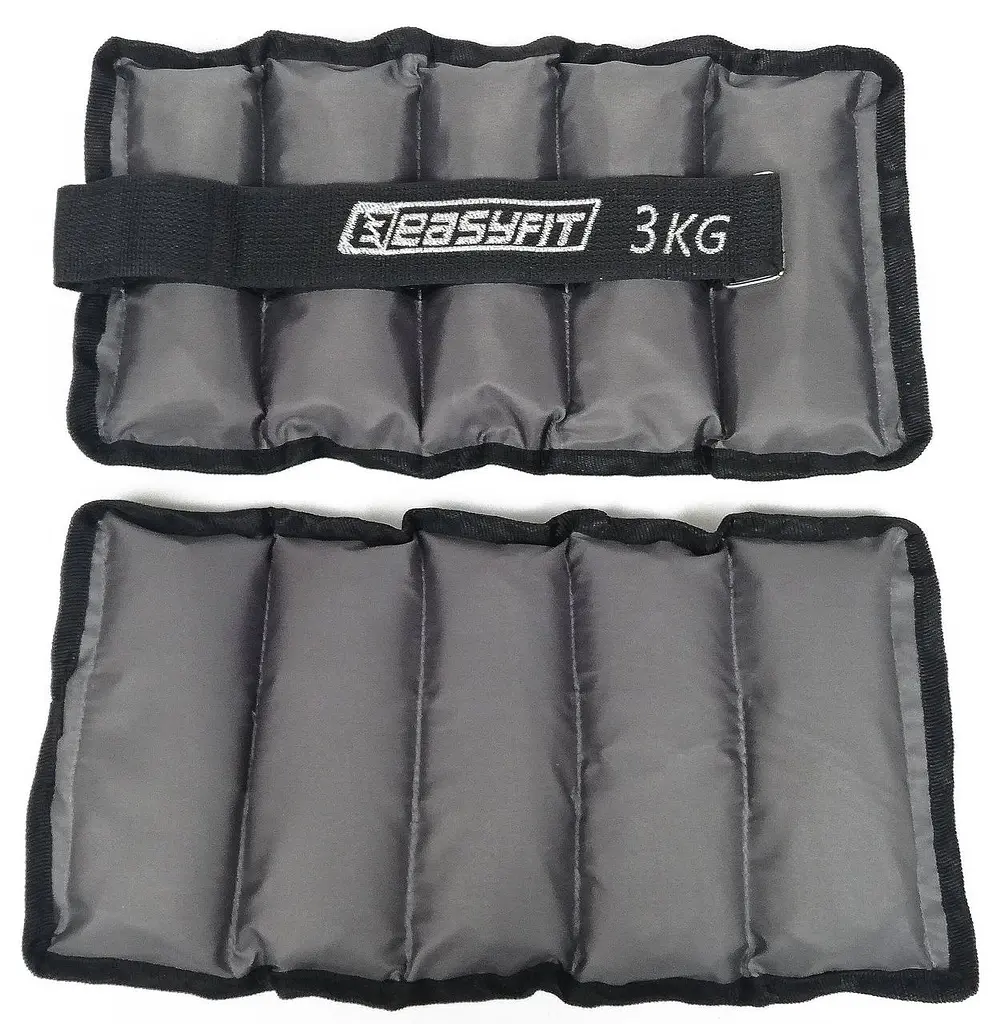 Обтяжувачі для ніг та рук з металом EasyFit Metal 3 кг (пара) (EF-AWTМ-300) - фото 2