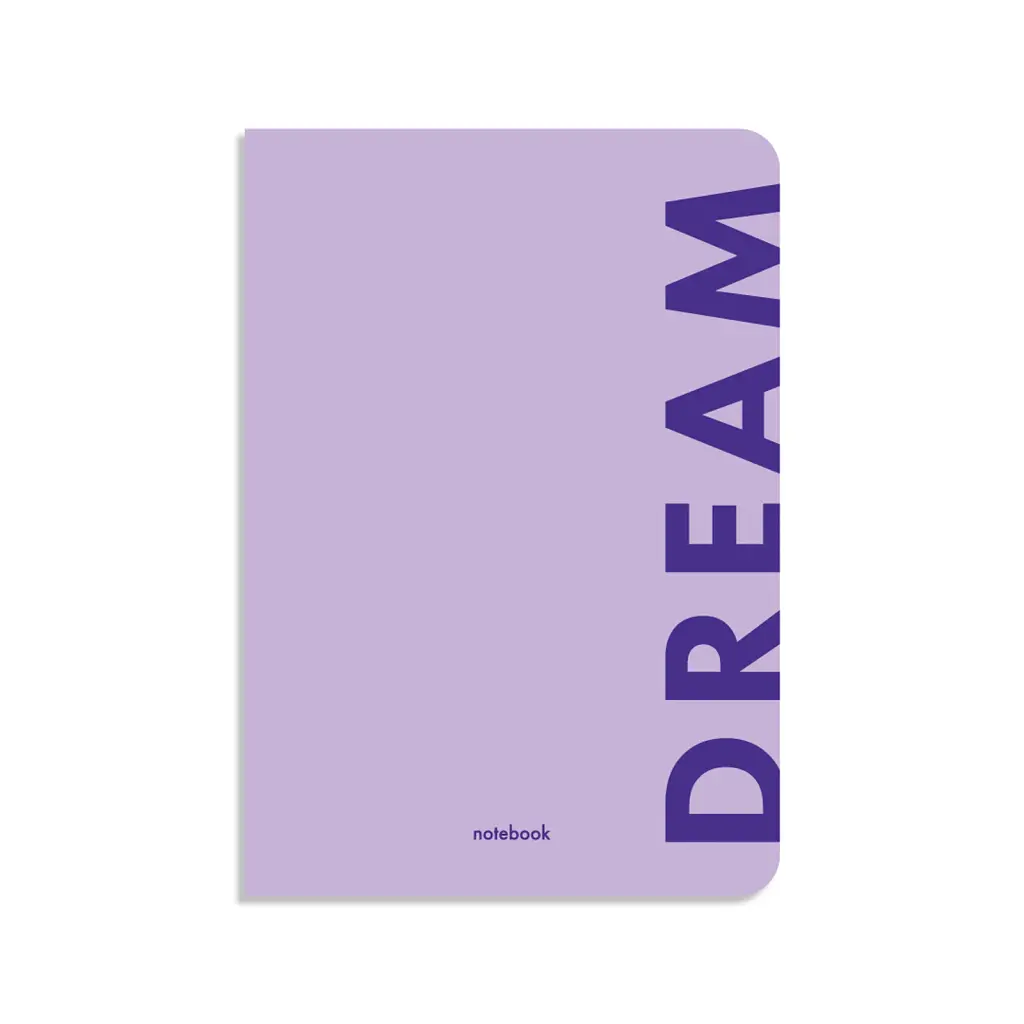 Блокнот у клiтинку Dream фіолетовий