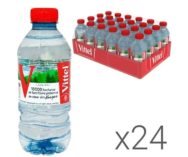 Vittel, 0,33 л, Упаковка 8 шт., Вітель, Вода мінеральна негазована, ПЕТ - фото 2
