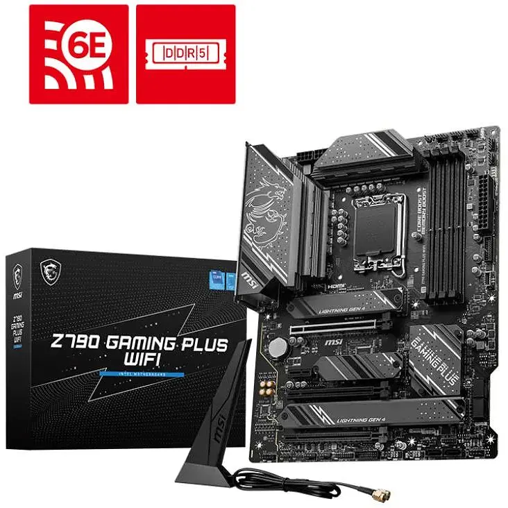 Материнська плата MSI Z790 Gaming PLUS WIFI s1700 Z790 4xDDR5 HDMI DP WiFi BT ATX - фото 6