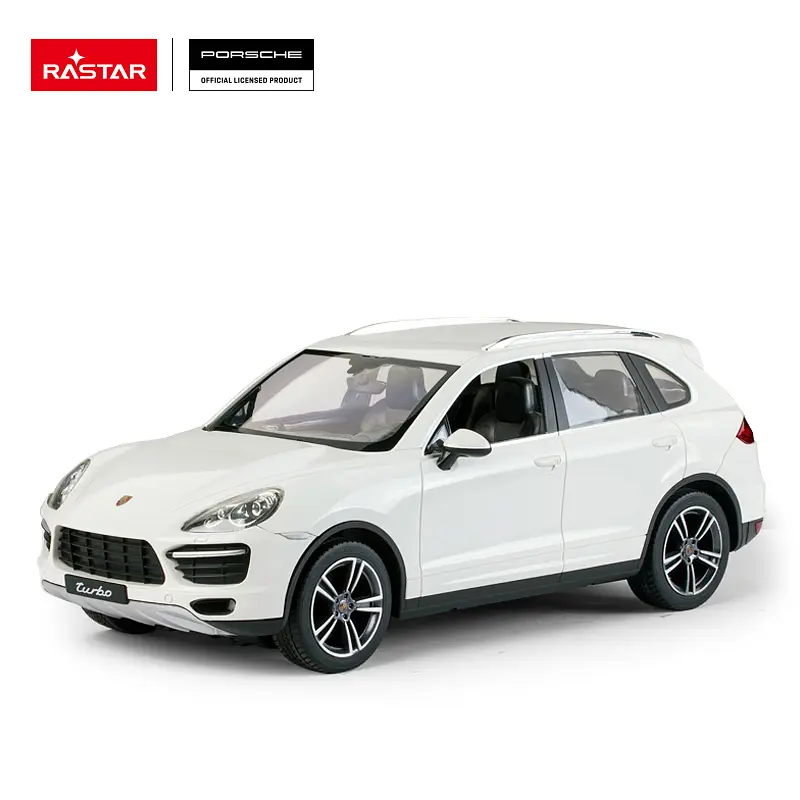 Машинка Porsche Cayenne Turbo белый RASTAR модель 1:14 Автомобиль на дистанционном управлении + пульт - фото 2