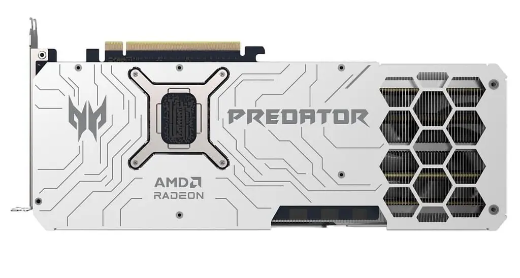 Видеокарта Acer AMD Radeon RX 9070 XT 16GB PREDATOR BIFROST OC WHITE (DP.Z4FWW.P02) (GDDR6, 256 bit, PCI-E v5.0 x16) - фото 4