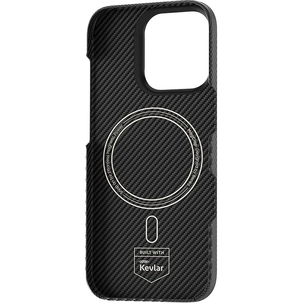 Чохол Benks Montage ArmorAir Kevlar Case 600D/1500D MagSafe для Apple iPhone 16 Pro Black (6948005905033) [117767] - фото 3