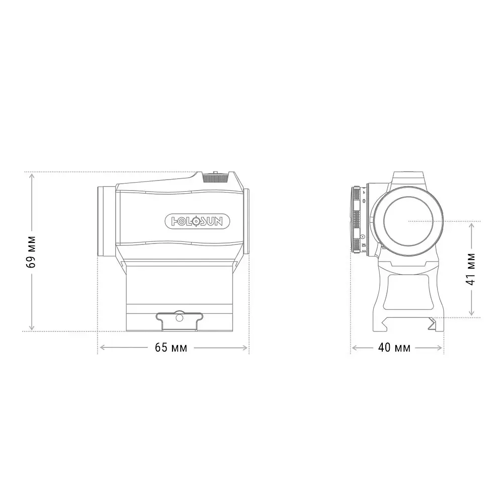 Коліматорний приціл HOLOSUN HS403R - фото 6
