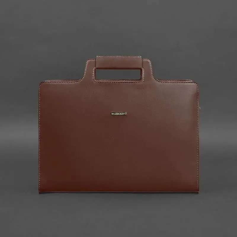 Сумка для ноутбука та документів BlankNote Жіноча шкіряна 15 Burgundy (BN-BAG-36-vin) - фото 9