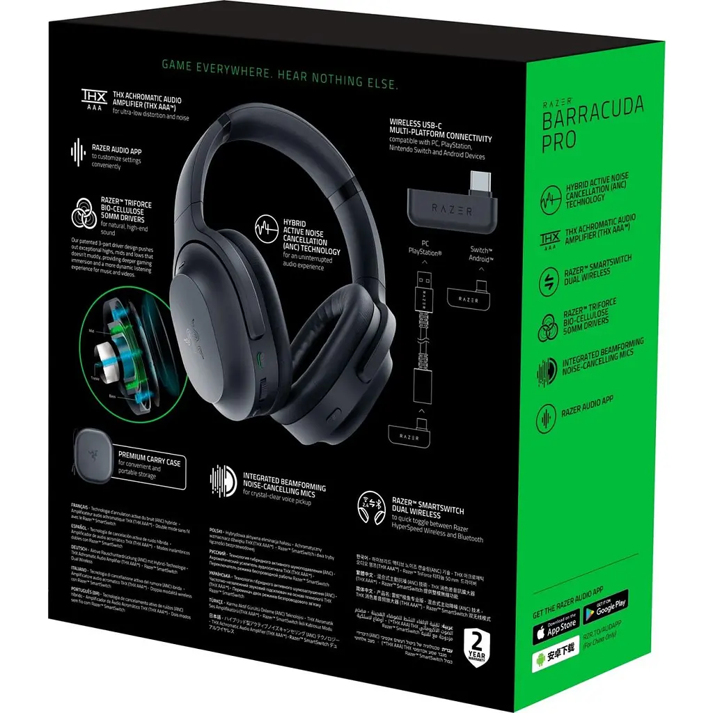 Ігрові навушники Razer Barracuda Pro (RZ04-03780100-R3M1) [79689] - фото 12