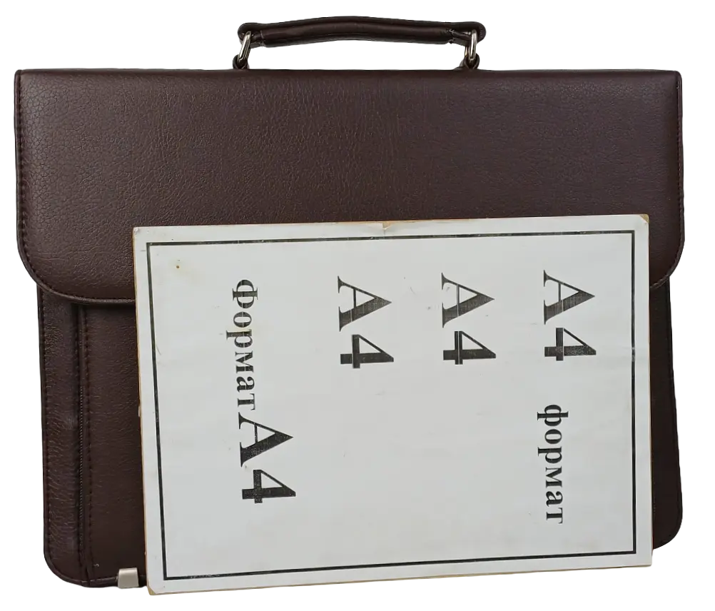 Портфель чоловічий Exclusive Еко-шкіра Коричневий (714000 brown) - фото 10