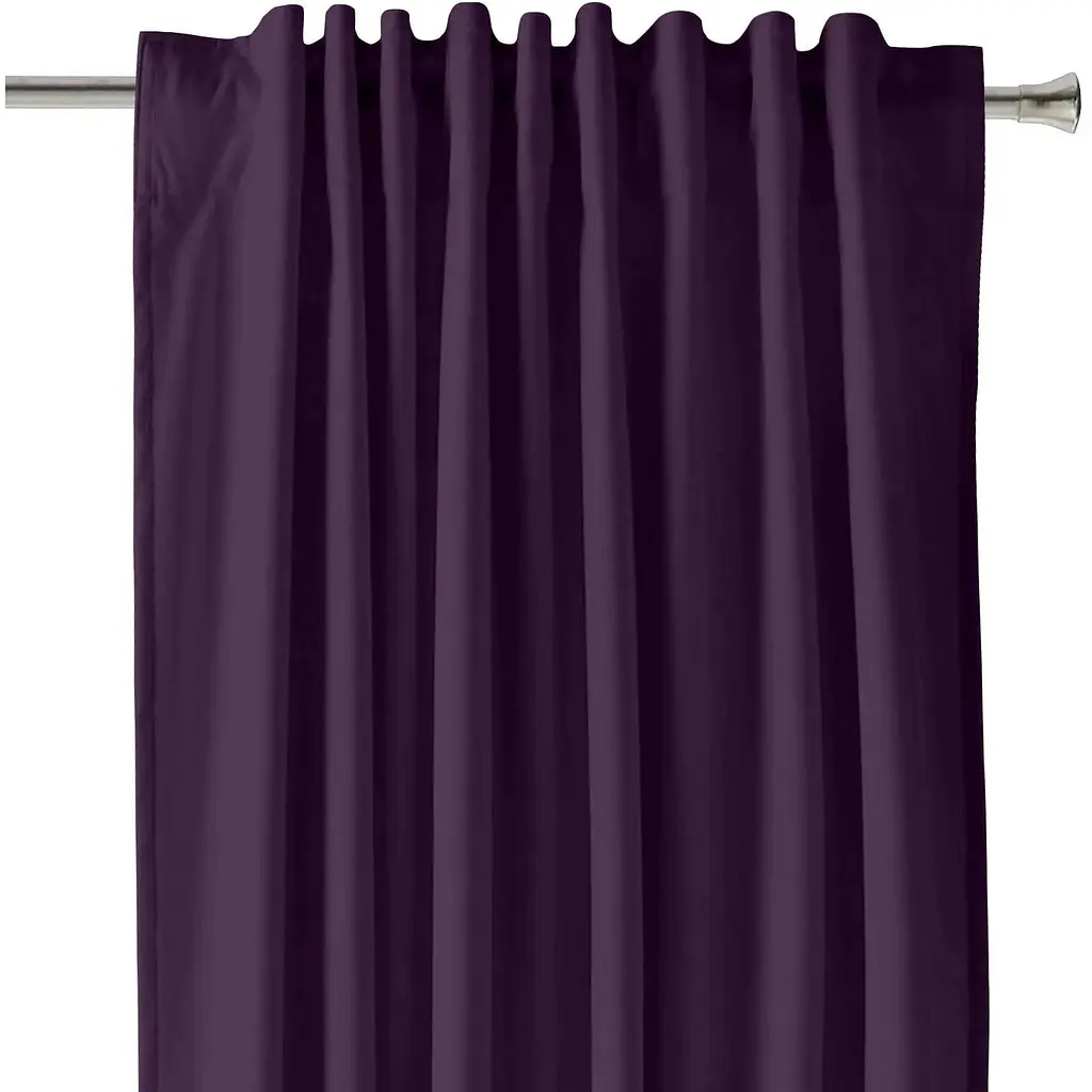 Штори на кухню та в кімнату Cosas INK 180х260 см 2 шт фіолетовий (Curtains_32Ink_DUK_180x260) - фото 3