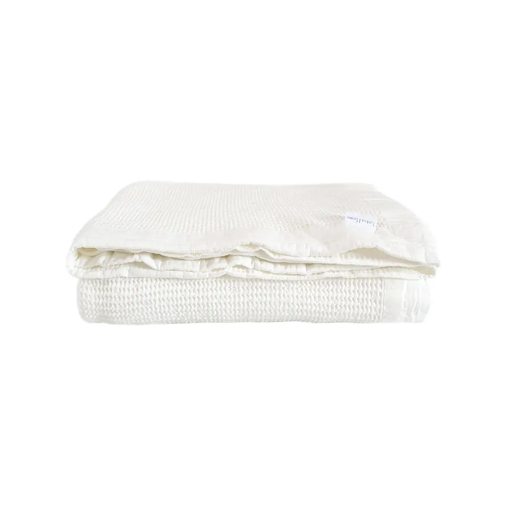 Покривало Lotus Home — Rius off white молочний 240*260 - фото 2