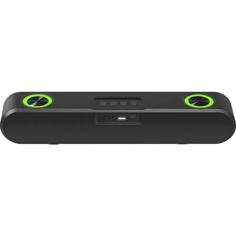 Акустична система 1.0 Defender Саундбар Z9 16Вт, Bluetooth/FM/USB/TF/AUX, LED чорна - фото 4